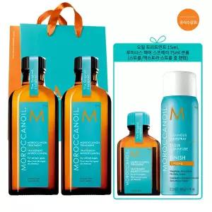 [롯데백화점]모로칸오일 (공식) 트리트먼트100ML듀오+(오일15ml, 루미너스 스프레이75ml 본품)