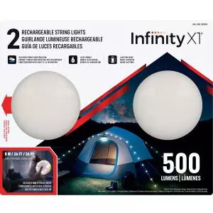 Infinity X1 스트링 라이트 2개 캠핑조명 랜턴 차박용품 등 LED줄조명