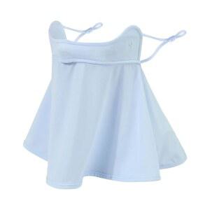 여름 야외 활동을 위한 WRELES UPF 50+ 남녀 공용 통기성 쿨링 페이스 커버 태양 자외선 차단 이어루프 넥 게이터 스카프