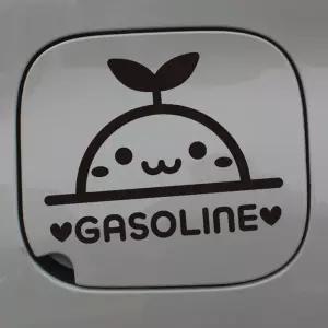 자동차 주유구 차량용 스티커_귀요미 새싹 가솔린 tWY6+6QMk
