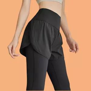 아트스킨 요가복 운동 레깅스 짐웨어 필라테스 반바지 여름 여자 쿨레깅스 투인원 러닝 트레이닝 여성 하의