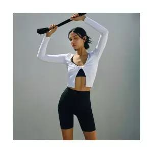 매장정품 DEVIWEAR 여성 요가복 DEVI-B0046-블랙 필라테스 바이커쇼츠 4부 반바지