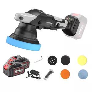 무선광택기 자동차 폴리셔 왁싱기 21V 무선 광택기 전기 왁싱 수리 샌더 광택 키트