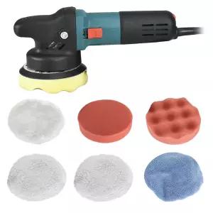 무선광택기 자동차 폴리셔 왁싱기 편심 연마 기계 왁싱 청소 유약 씰링 미용 휴대용 광택기 1350W