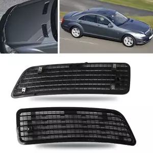 본넷덕트 후드 에어덕트 2007-2013 메르세데스 벤츠 호환 W221 S R 클래스 S550 W251 R300 R350용 에어벤트