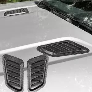 본넷덕트 후드 에어덕트 범용 자동차 장식 셀 에어 플로우 인테이크 스쿱 보닛 벤트 커버 스티커 스타일링