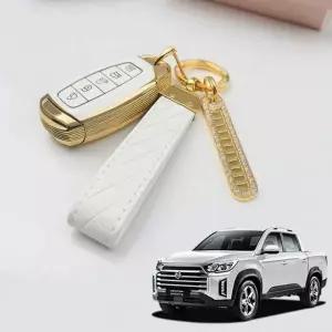 ToB 더뉴렉스턴스포츠 전용 차량 스마트 키커버 키케이스 빛이나개