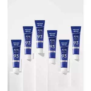 매장정품 MEDIAN 치석 오리지널 치약 120g 6입