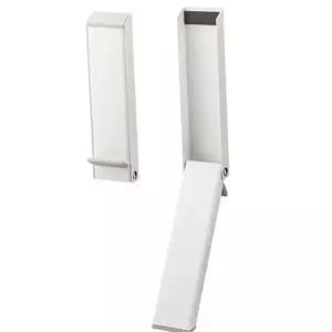 현관문 자석 스토퍼 무타공 폴딩 현관문 자석 스토퍼 말발굽 발로 고정 닫힘 방지 고리