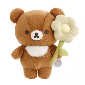리락쿠마 인형_플라워(챠이로이코구마)(881302) W16xH16.5xD8.5cm