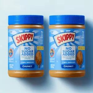 스키피 땅콩버터 노슈거에디드 청크 454g 2개