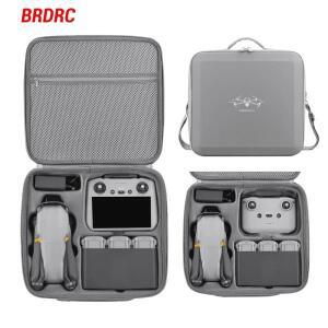 DJI Air 3S 용 BRDRC 보관 가방 통합 운반 케이스 핸드백 여행 PU 어깨 끈 Drone RC 2 액세서리