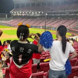 응원용수술 치어리딩 반짝이 응원수술 파랑