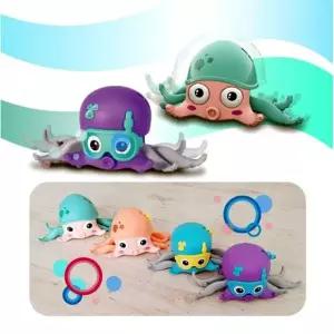 움직이는 문어오징어 실내게임 바닥 욕조 목욕탕장난 fWk6+3Ddj