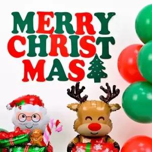 공연 크리스마스펠트가랜드(영문일반)장식소품 파티가랜드