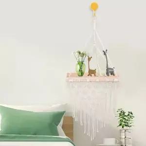 화분걸이 공중 벽걸이 화분대 스타일 마크라메 선반 인테리어선반