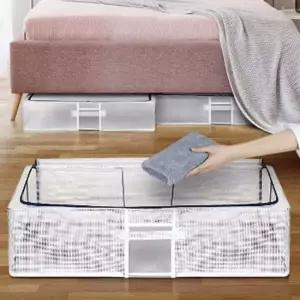 이불정리함 이불 보관함 옷 정리 파우치 대 침대밑수납 리빙박스 옷보관함