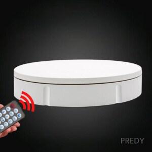 60cm 대형 턴테이블 자동회전 방송 턴 촬영소품 60cm흰색충전 자동회전판