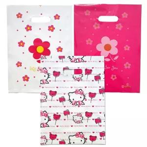 의류 비닐봉투1호(100장) 백꽃핑꽃키티(15X22cm)P15 qkJ6+2dUv