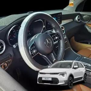 [CAR] 핸들커버 4D 입체 실리콘 니로EV 논슬립핸들커버 투톤