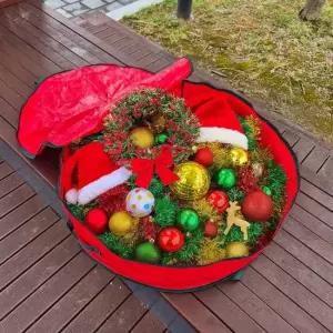 백 대형 크리스마스 가랜드 보관함 트리백 원형 방수 가방 크리스마스트리