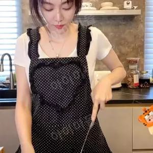 홀 앞치마 여름용 여름앞치마 짧은 입는 방수