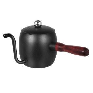 체즈베 이브릭 모카포트 기버터 바리스타 Handle 커피 핸드 스테인레스 드립 브루어 팟 터키 Pour Wood 주전자 롱 스틸 Over 마우스 메이커 밀크팬 포트