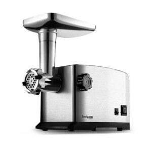 전기 야채 고기 믹서기 자동 분쇄기 스틸 재질 고추 육류 닭 분쇄 모터 장착 업소 가정 겸용 기계