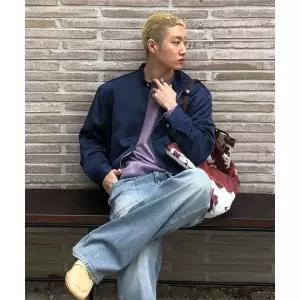 매장정품 드로우핏 DRAW FIT 앰비언트 미니멀 블루종 자켓 [NAVY] DFJK6104NV 208604