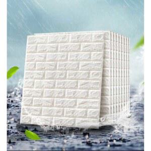 벽돌벽 무늬 벽지 시트지 스티커 정사각 10개