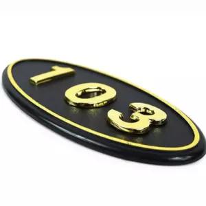 (검정 금색글자) 호실판 호수판 룸넘버 번호판 호실번 WLQ9+8pYW