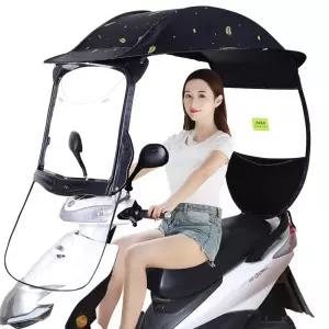 그늘막 오토바이 덮개 우산 스쿠터 캐노피 바람막이 지붕