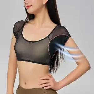 겨땀 속옷 여성용 여름 땀흡수 땀자국 변색 방지 이너웨어 겨드랑이땀 패드 런닝 패치