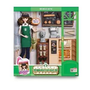 역할놀이 패션인형 열일곱 미미 카페에서 바리스타 인형 캐릭터인형