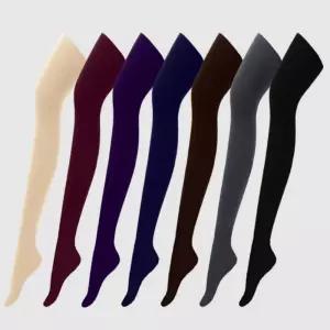 여성 7컬러 겨울 따뜻한 유발 기모레깅스 기모스타킹 ggR8+2rqZ