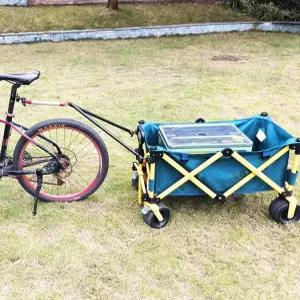 바이크 자전거 트레일러 웨건 장치 트롤리 캠핑 연결바 견인