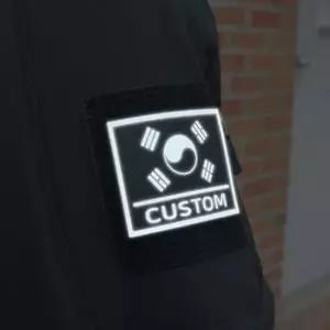 태극기 반사 패치 커스텀 와펜 밀리터리 와펜 패치 패치제작 와펜제작