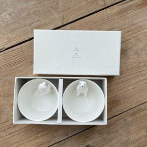 식 술잔 미니 소주 북극곰 잔 사케 도자기 세트