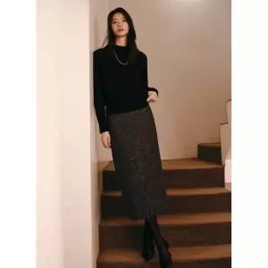 [백화점 정품] 쉬즈미스 울 슬릿 H라인 스커트 SWWSKP41700