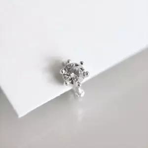 Silver925 Mini cubic ring earring 실버