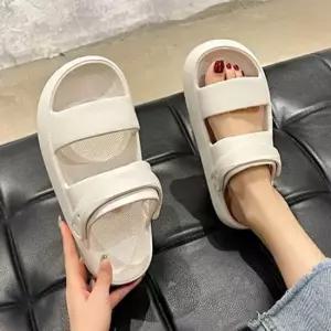 남성 여성 공용 커플 패션 여름 해변 외출 통굽 샌들 커플슬리퍼 물고기슬리퍼 EVA슬리퍼