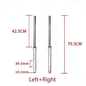 바이크 오토바이쇼바 리어 서스펜션 프론트 포크 레그 스프링 업소버 세트 L R 사이드 야마하 Vstar 250 Vi