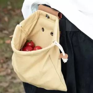 힙색 파우치 다용도 벨트 수납 허리 주머니 휴대용 야외 접이식 스트링 작업용 퀵버클 캠핑 수확 낚시 작업