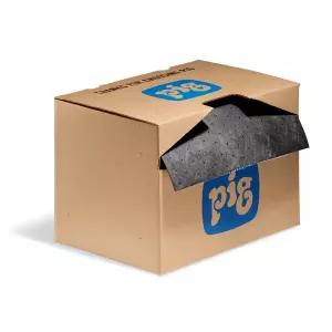 PIG 흡수 매트 롤 바이 디스펜서 박스 15인치 x 150인치 오일 다용도 경량 MAT141