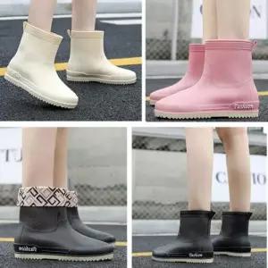 겨울신발 장화 기모내피 레인부츠 패션슈즈 여자신발 여성레인 여성워커부츠 어글리슈즈