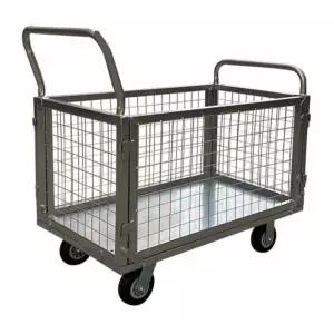 접이식 트롤리 롤테이너 무소음운반차 500근 강철