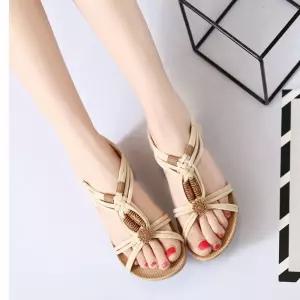 3컬러 여름 브라운 끈샌들 스트랩샌들 두시밴딩 샌달 jqC6+6QnI