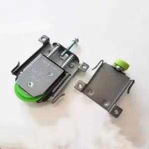 호환 벽 슬라이딩 캐비닛용 이동 도어 도르래 휠 도어 상부 하부 롤러 휠 목재 무음 롤러