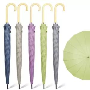 온스 머스크 곡자형 우드핸들 16K 장우산 장우산 16K 머스크 나무손잡이