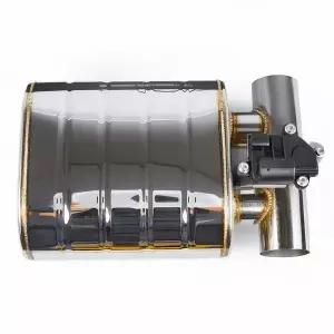 배기음튜닝 머플러 범용 2/2.5/3인치 자동차 배기 시스템 전자 밸브 제어 스테인리스 스틸 파이프